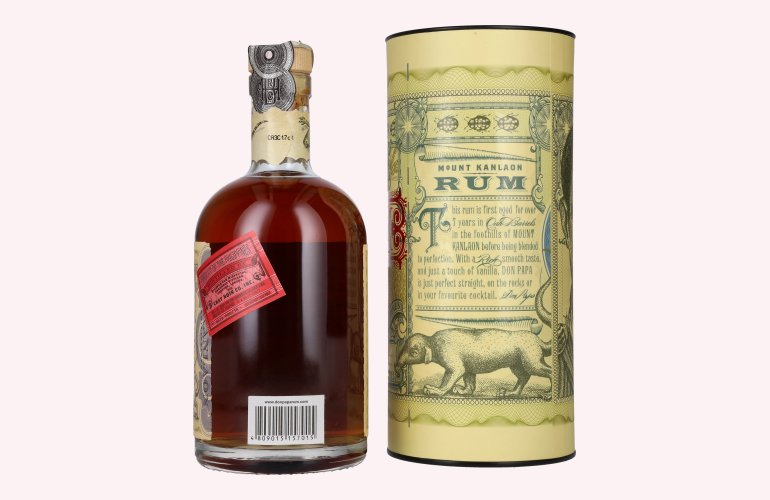 Don Papa 7 Years Old Small Batch Rum - Old Edition 40% Vol. 0,7l in Geschenkbox