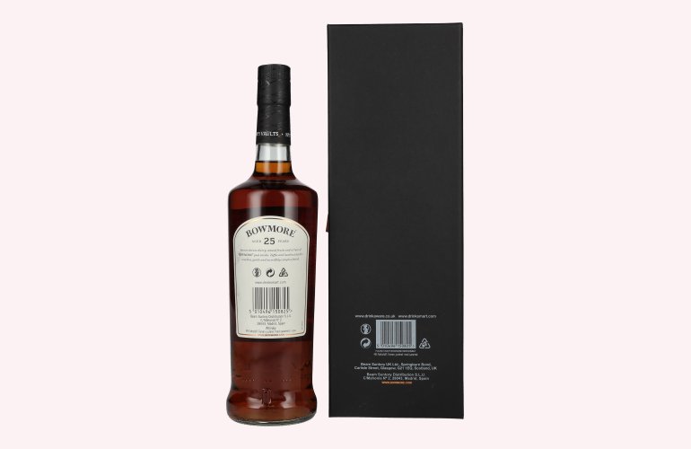 Bowmore 25 Years Old Islay Single Malt 43% Vol. 0,7l en boîte cadeau