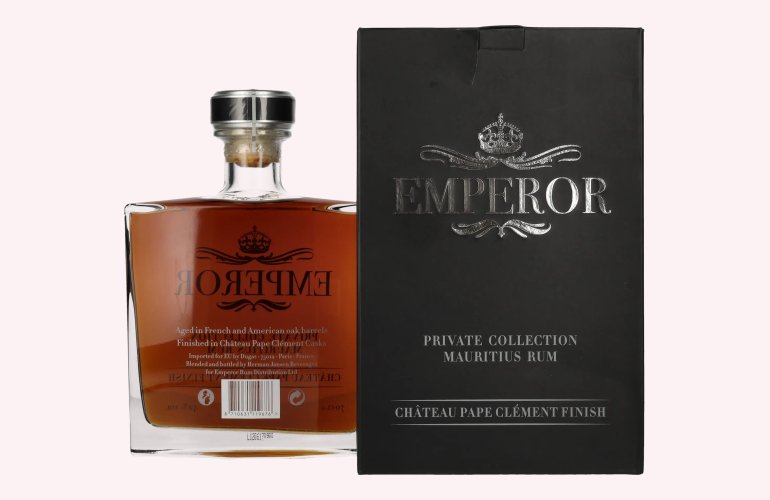 Emperor Mauritian Rum PRIVATE COLLECTION Château Pape Clément Finish 42% Vol. 0,7l en boîte cadeau