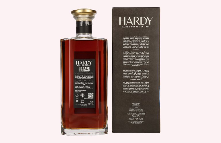 Hardy XO RARE Fine Champagne Cognac 40% Vol. 0,7l in Geschenkbox