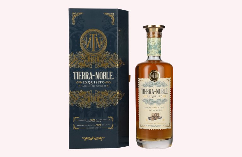 Tierra-Noble EXQUISITO Extra Añejo Tequila 100% de Agave 40% Vol. 0,7l in Giftbox