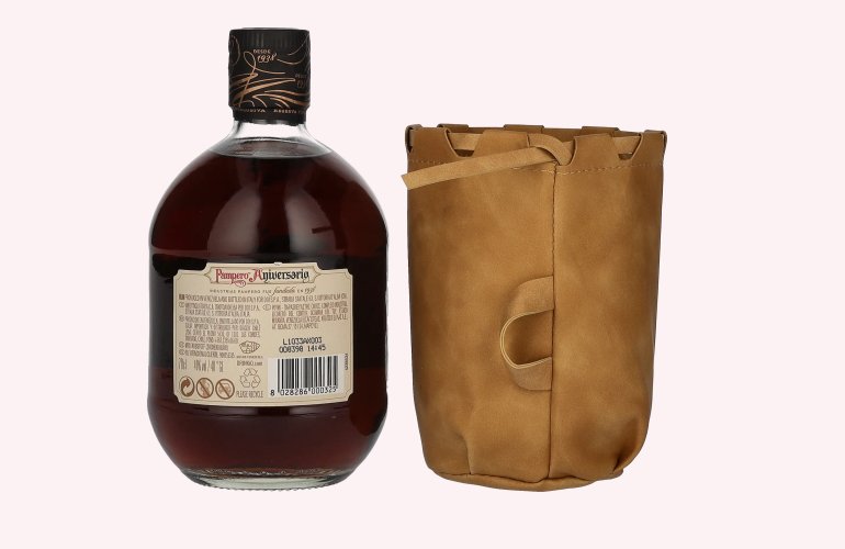 Pampero Aniversario Reserva Exclusiva Ron Extra Añejo 40% Vol. 0,7l in Ledertasche