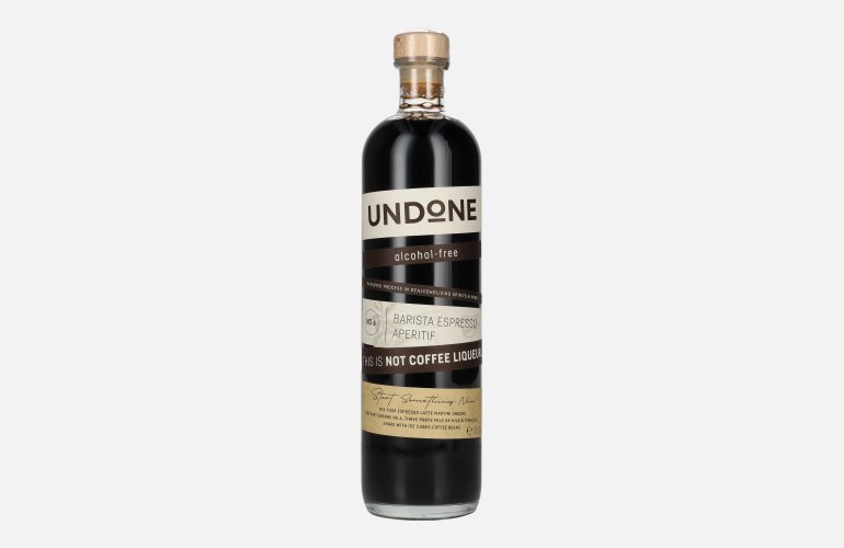 Undone Barista Espresso Aperitif This is not Coffee Liqueur alkoholfrei No. 6 0,7l