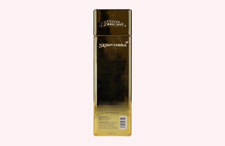 3 Kilos Vodka Gold 999.9 40% Vol. 1l