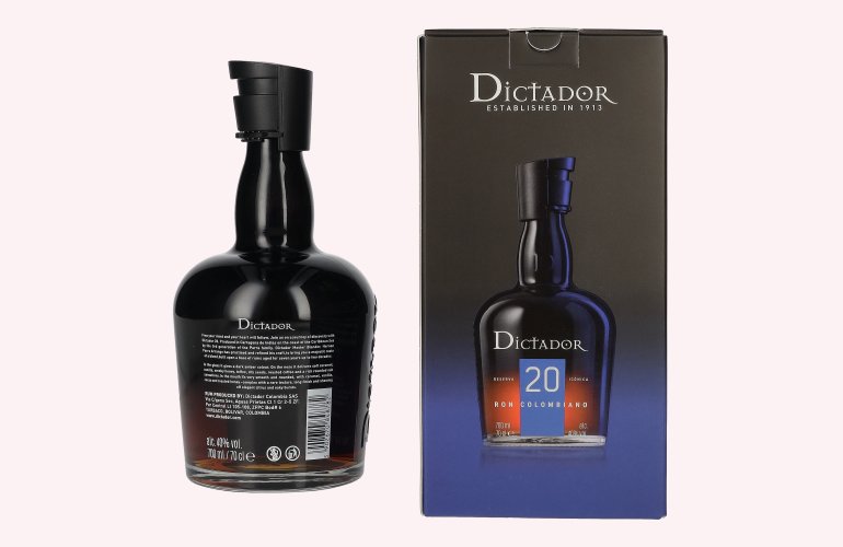 Dictador 20 Years Old Reserva Icónica Ron Colombiano 40% Vol. 0,7l in Geschenkbox