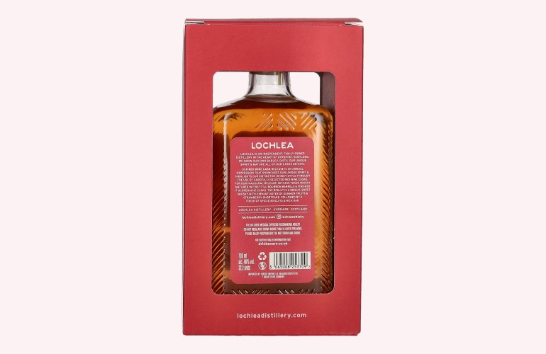 Lochlea RED WINE CASK Single Estate Single Malt Scotch Whisky Release 2025 46% Vol. 0,7l in geschenkverpakking