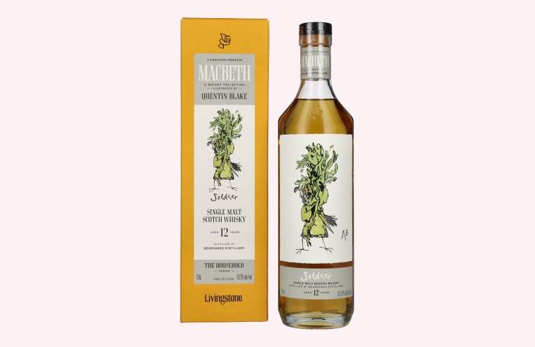 Benrinnes 12 Years Old Soldier THE HOUSEHOLD Quentin Blake Macbeth Collection 53,5% Vol. 0,7l in Giftbox