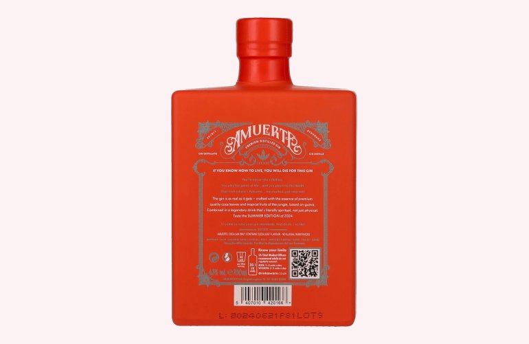 Amuerte COCA GIN - Orange Edition 43% Vol. 0,7l