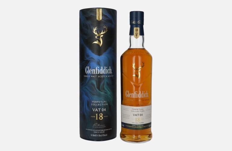 Glenfiddich 18 Years Old Perpetual Collection VAT 04 Single Malt Scotch Whisky 47,8% Vol. 0,7l in Geschenkbox