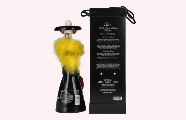 Dona Celia Tequila Reposado 100% de Agave 40% Vol. 0,7l en boîte cadeau