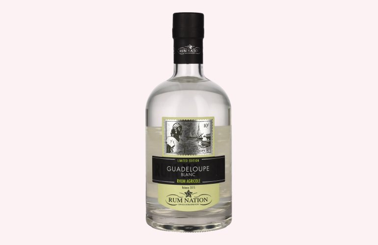 Rum Nation Guadeloupe Rhum Agricole Blanc Limited Edition 2015 50% Vol. 0,7l