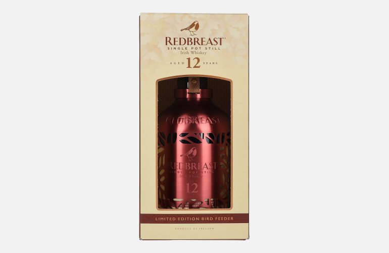 Redbreast 12 Years Old Limited White Edition Bird Feeder 2022 40% Vol. 0,7l in Geschenkbox