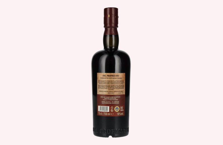 Del Professore Vermouth di Torino ROSSO 18% Vol. 0,75l