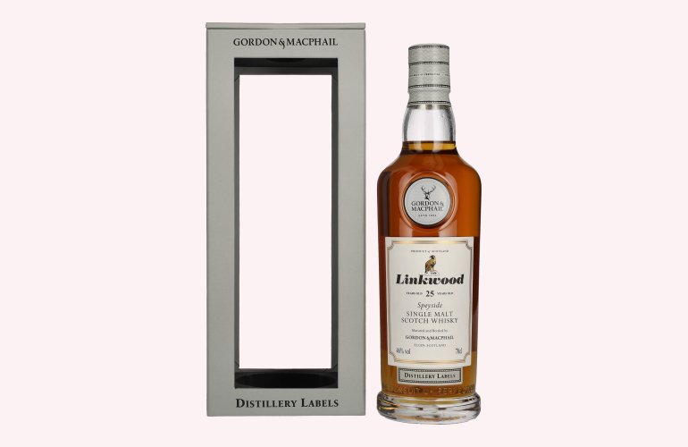 Gordon & MacPhail LINKWOOD 25 Years Old Distillery Labels 46% Vol. 0,7l in geschenkverpakking