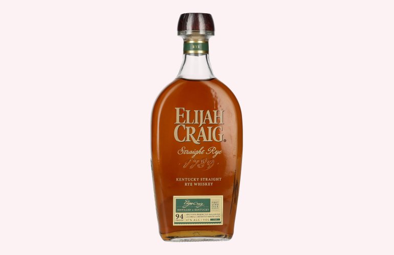 Elijah Craig Kentucky Straight Rye Whiskey 94 Proof 47% Vol. 0,7l