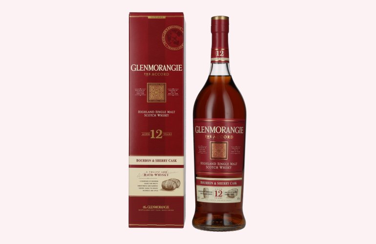 Glenmorangie The ACCORD 12 Years Old Bourbon & Sherry Cask 43% Vol. 1l in Geschenkbox