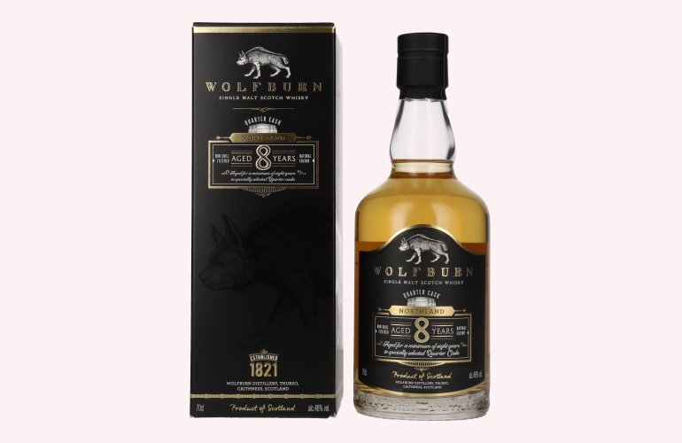 Wolfburn 8 Years Old NORTHLAND Quarter Cask Single Malt Scotch Whisky 46% Vol. 0,7l in Giftbox