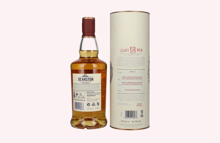Deanston 18 Years Old Highland Single Malt 46,3% Vol. 0,7l in Geschenkbox