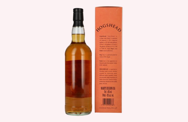 Hogshead Fine Old Blended Malt Scotch Whisky 43% Vol. 0,7l in geschenkverpakking