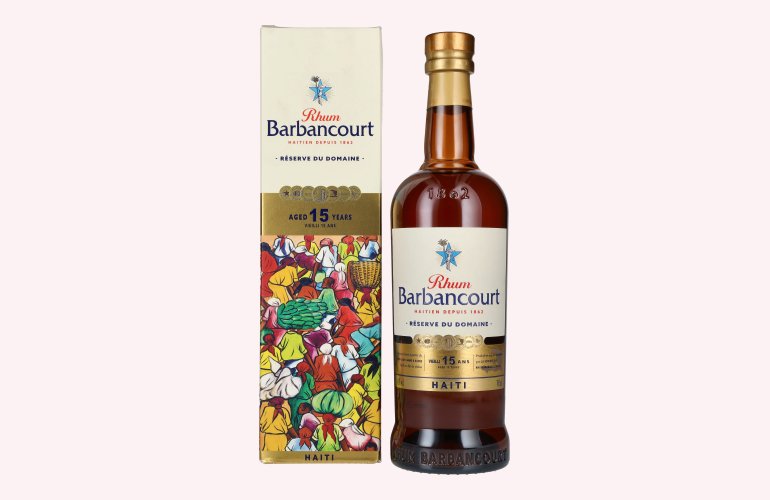Barbancourt 15 Years Old Réserve du Domaine Rhum 43% Vol. 0,7l in geschenkverpakking