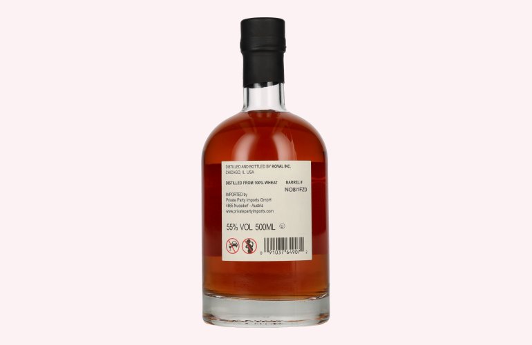 Koval WHEAT Single Barrel Whiskey 55% Vol. 0,5l