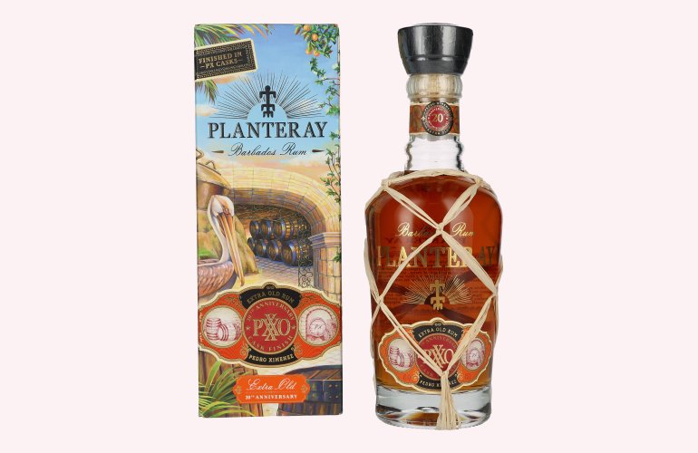Planteray Rum PXXO 20th Anniversary Barbados Rum 40% Vol. 0,7l in Geschenkbox