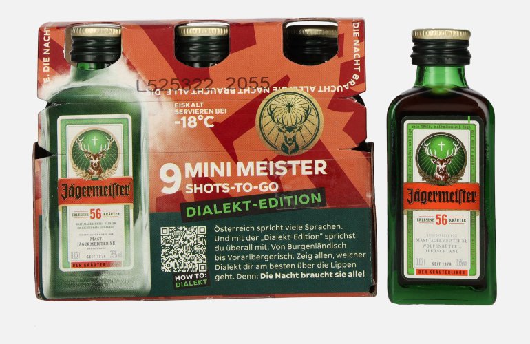 Jägermeister 9-JägerPack Dialekt Edition 35% Vol. 9x0,02l