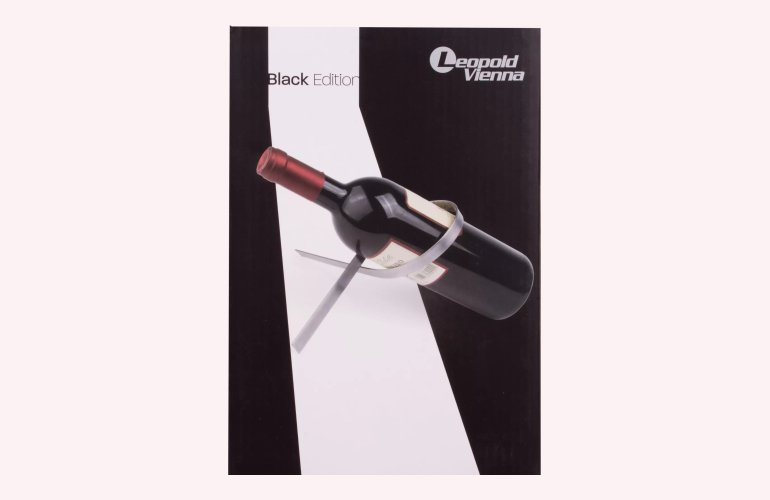 Leopold Vienna wine bottle holder Nodo Black Edition