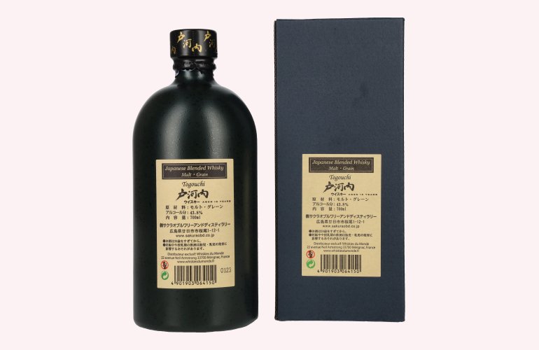 Togouchi 15 Years Old Japanese Blended Whisky 43,8% Vol. 0,7l in Geschenkbox