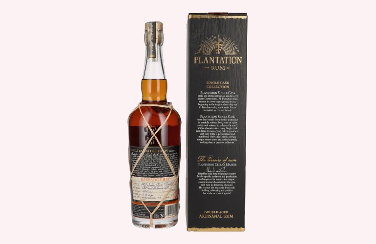 Plantation Rum BARBADOS 8 Years Old Port Finish by delicando 2023 46,8% Vol. 0,7l in geschenkverpakking