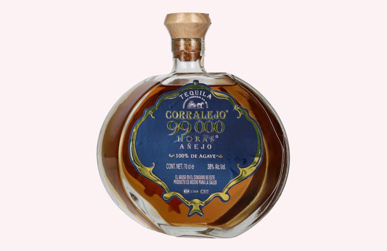 Corralejo Tequila 99,000 HORAS AÑEJO 100% de Agave 38% Vol. 0,7l