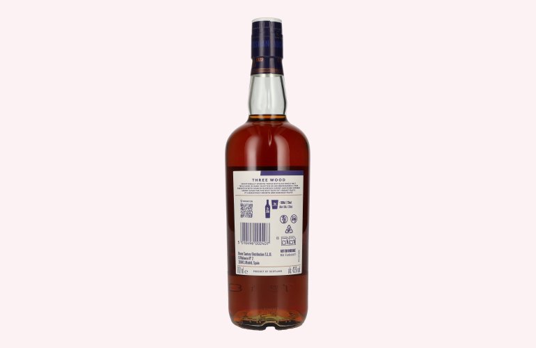 Auchentoshan THREE WOOD Single Malt Scotch Whisky 43% Vol. 0,7l