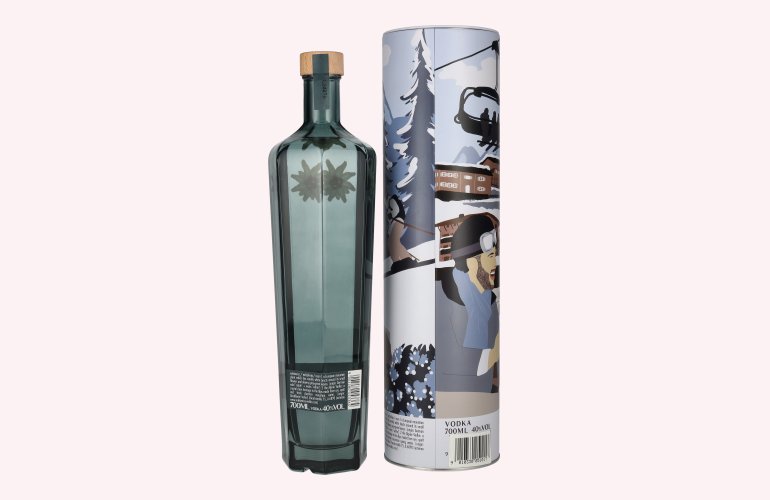 Edelweiss The Alpine Vodka LECH/ARLBERG 40% Vol. 0,7l in Tinbox