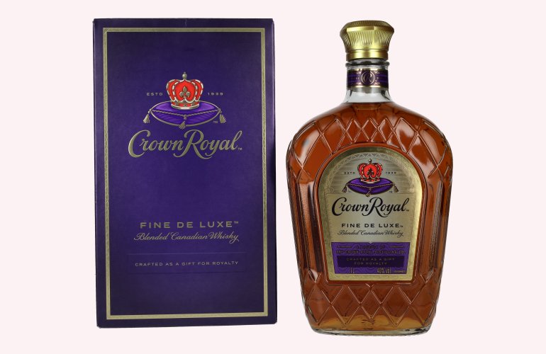 Crown Royal Fine De Luxe Blended Canadian Whisky 40% Vol. 1l in Giftbox