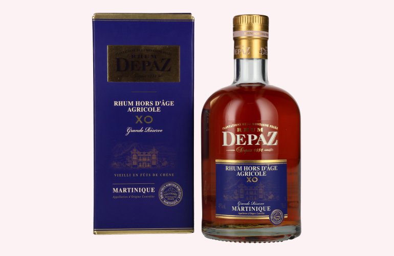Depaz Rhum Hors D'Âge Agricole XO Grande Réserve 45% Vol. 0,7l in Giftbox