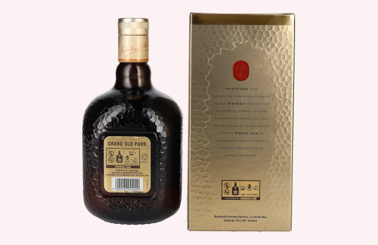 Grand Old Parr 12 Years Old Blended Scotch Whisky 40% Vol. 1l in Giftbox