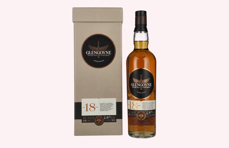 Glengoyne 18 Years Old Highland Single Malt Scotch Whisky 43% Vol. 0,7l en boîte cadeau