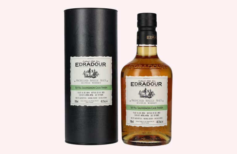 Edradour 10 Years Old ST. MICHAEL-EPPAN Sauvignon Cask #704 2014 48,2% Vol. 0,7l en boîte cadeau