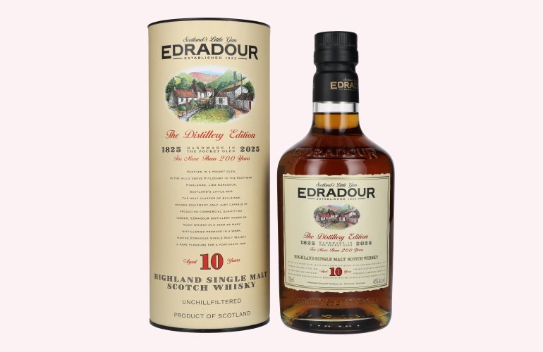 Edradour 10 Years Old 200 Years Distillery Edition 46% Vol. 0,7l en boîte cadeau
