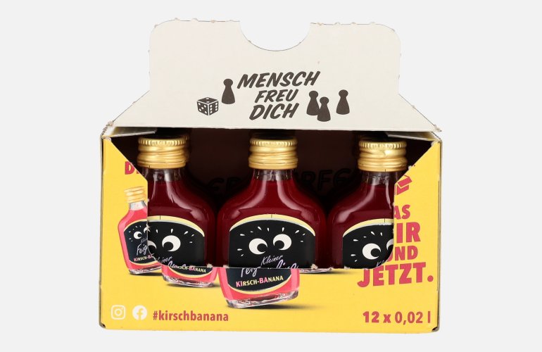 Kleiner Feigling Kirsch-Banana 15% Vol. 12x0,02l