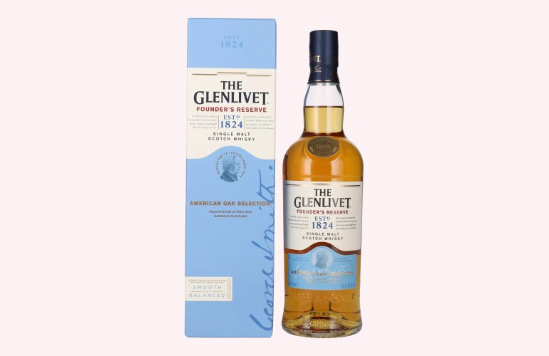 The Glenlivet FOUNDER'S RESERVE American Oak Selection 40% Vol. 0,7l in Geschenkbox