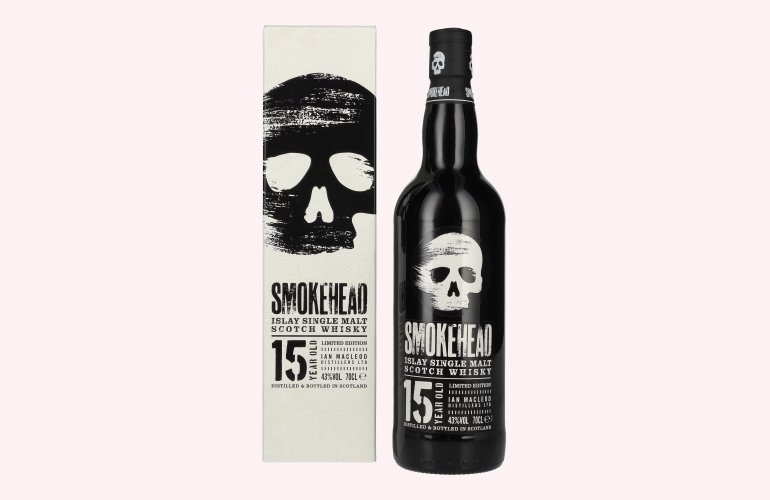 Smokehead 15 Years Old Islay Single Malt Whisky Limited Edition 43% Vol. 0,7l in Geschenkbox