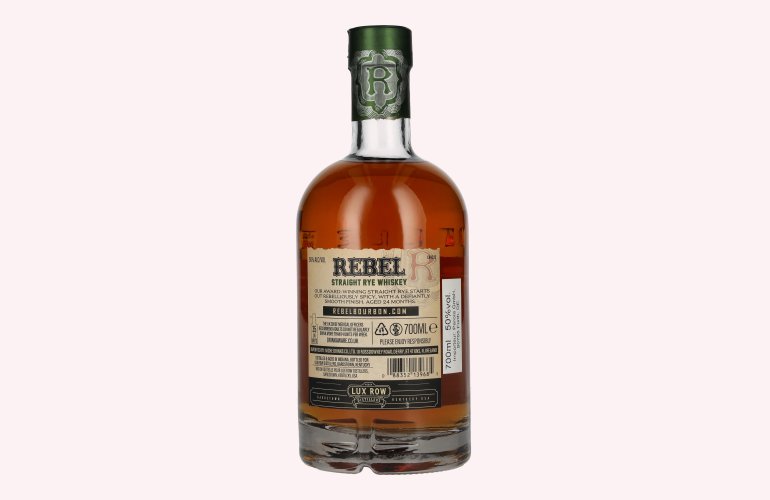 Rebel 100 Straight Rye Whiskey 50% Vol. 0,7l