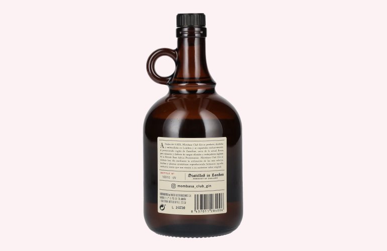 Mombasa Club London Dry Gin 41,5% Vol. 0,7l