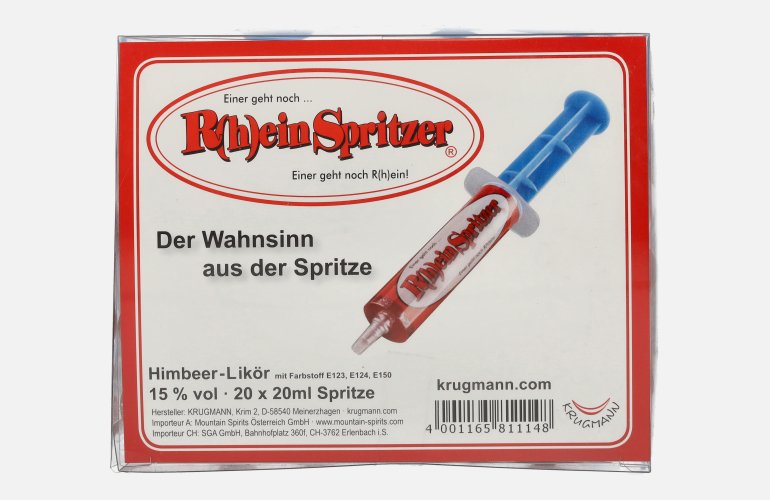 Krugmann R(h)einspritzer Himbeerlikör 15% Vol. 20x0,02l PET