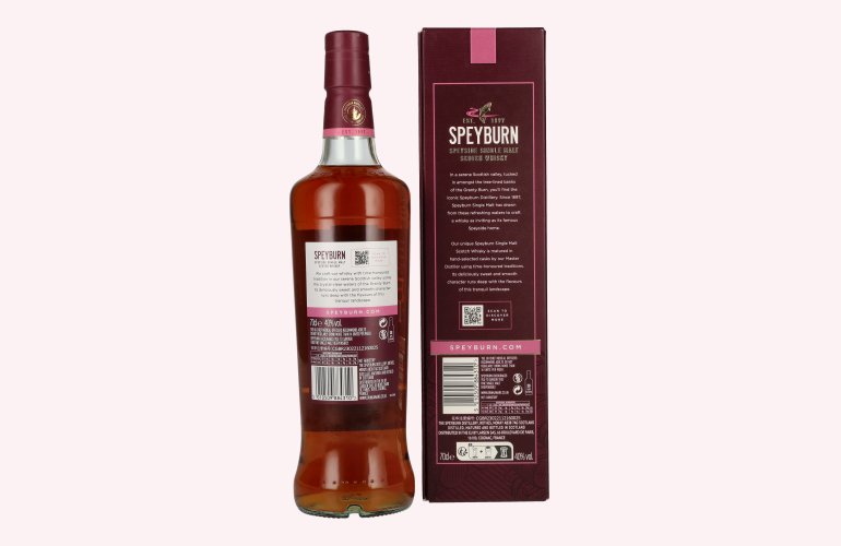 Speyburn 18 Years Old Speyside Single Malt Scotch Whisky 40% Vol. 0,7l en boîte cadeau