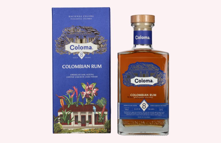 Ron Coloma 8 Years Old 40% Vol. 0,7l in Giftbox