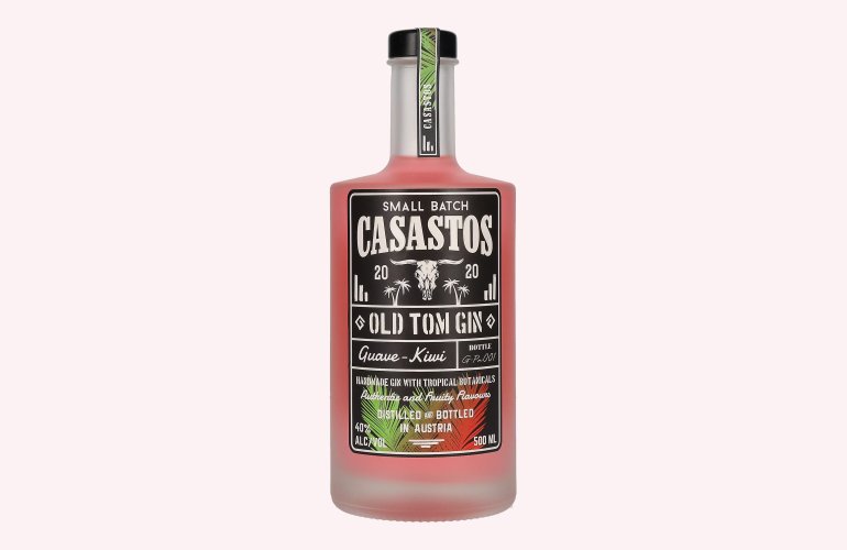 CASASTOS Old Tom Gin Small Batch Guave-Kiwi 40% Vol. 0,5l