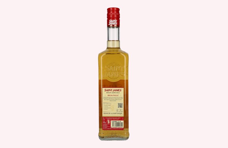 Saint James Pure Canne PAILLE Rhum Agricole 40% Vol. 0,7l