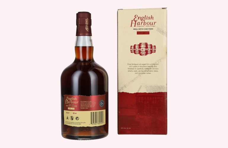 English Harbour SHERRY CASK FINISH Antigua Rum Small Batch 46% Vol. 0,7l in geschenkverpakking